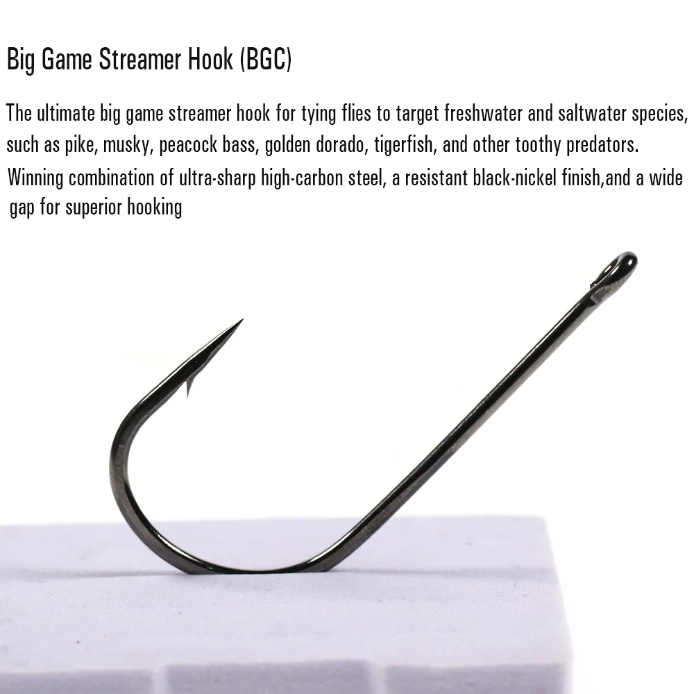 Vtwins Big Game Streamer BGC – anzuelo carnívoro para lucioperca - imagen 4
