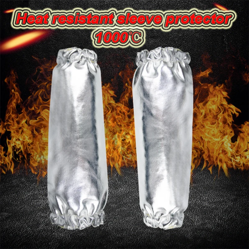 Aluminum foil protection 1000℃ Thermal radiation Sleeve guard Food processing Electric welding Heat resistant sleeve protector