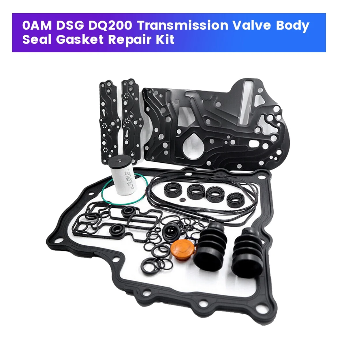 0AM DQ200 Gearbox Transmission Valve Body Seal Gasket Repair Kit for VW Audi Seat Skoda 7-Speed DSG