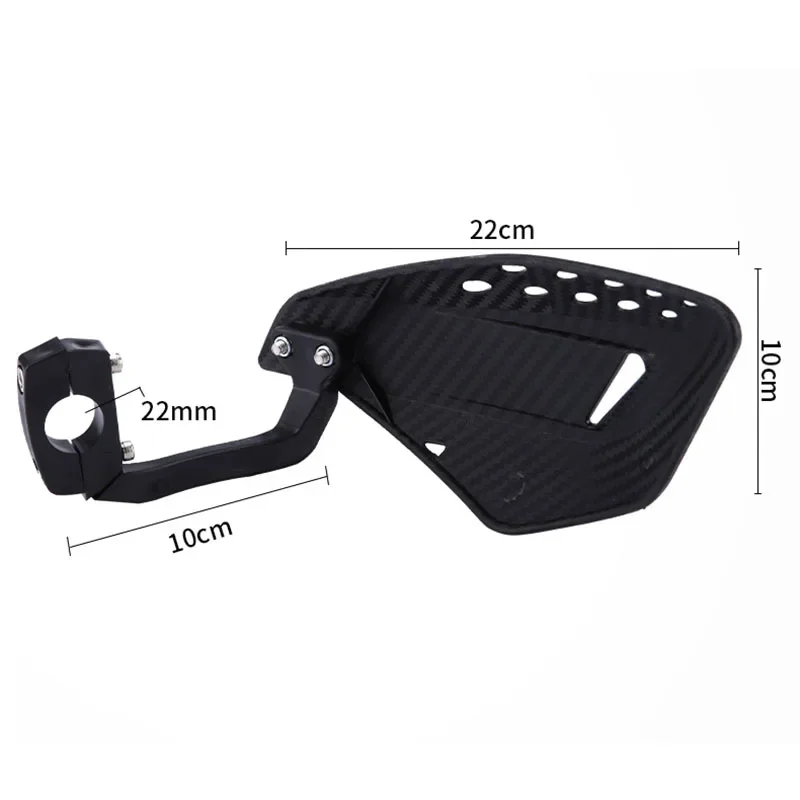 1 Pair 22mm Motocross Hand Guard Handle Protector Shield HandGuards Protection Gear for Motorcycle Dirt Bike Pit Bike ATV Quads