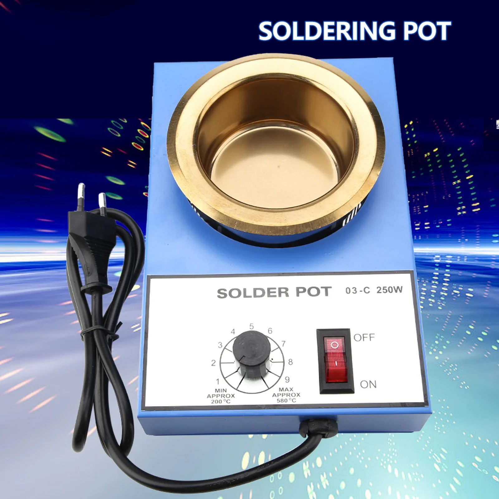 

100mm Solder Pot Soldering Pot Desoldering Bath Soldering Desoldering Pot