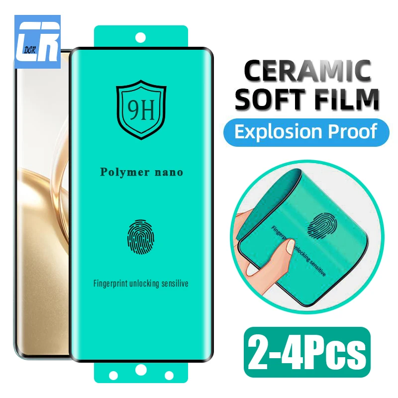 Explosion-proof Ceramic Soft Film For Honor 200 100 90 Pro Screen Protector Magic 6 Ultimate 5 Lite Protective Film Not Glass