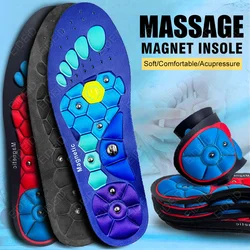 Magnetic Therapy Insoles for Unisex Foot Massage Orthopedic Acupressures Pads Foot Health Slim Legs Arch Support Anti-fatigue