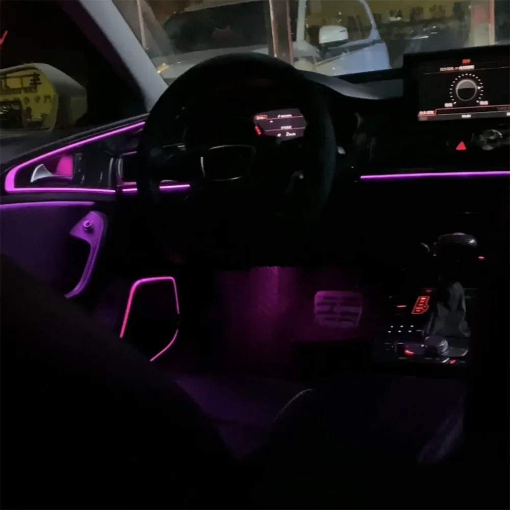 21-Color Ambient Lighting Kit for Custom European version Audi A6/RS6 A7/C7 (2012-2018) LED Atmosphere Lights with MMI Control