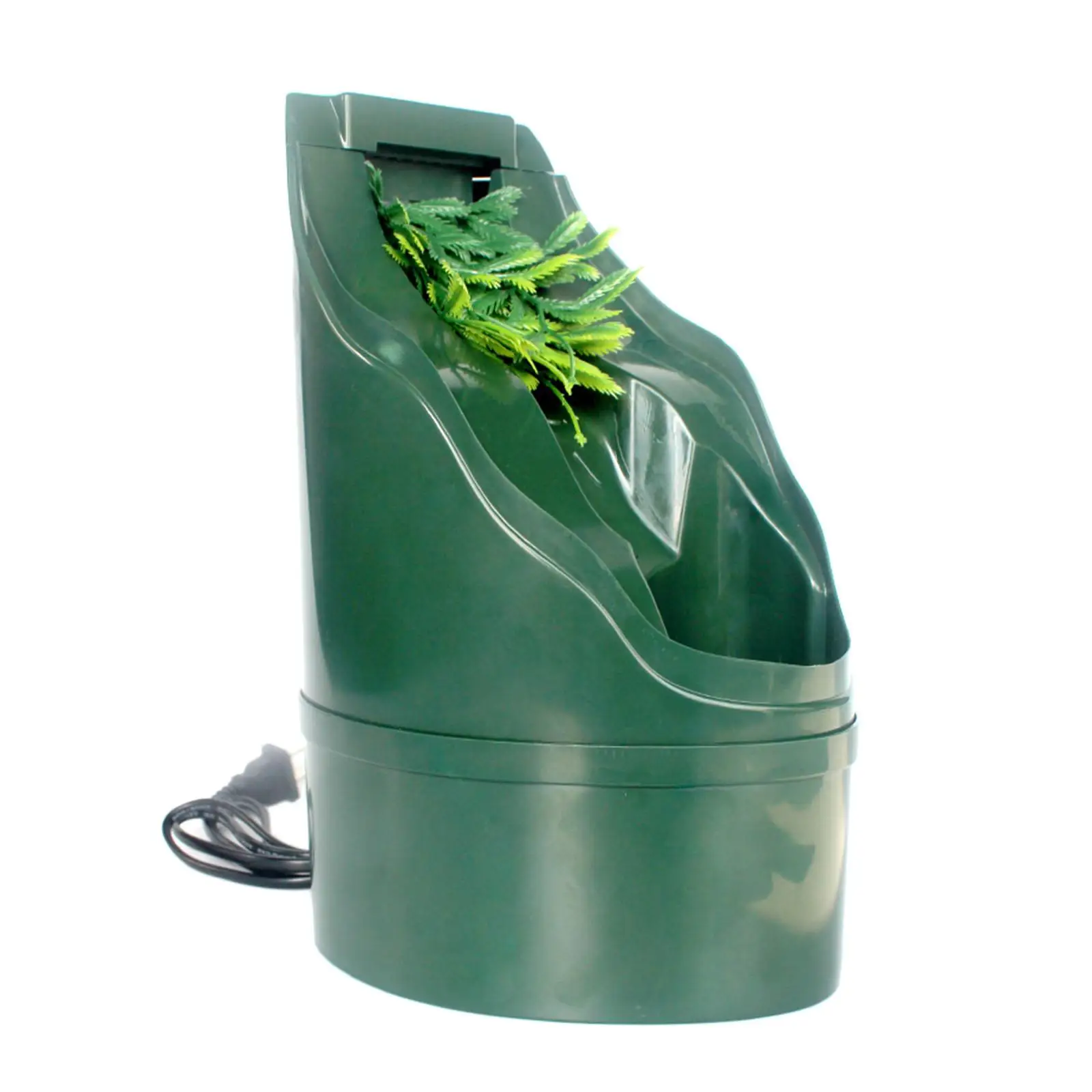 Reptile Water Bowl Automatic Dripper Drinking Fountain with Filter for Snake Lizard Chameleon Terrarium