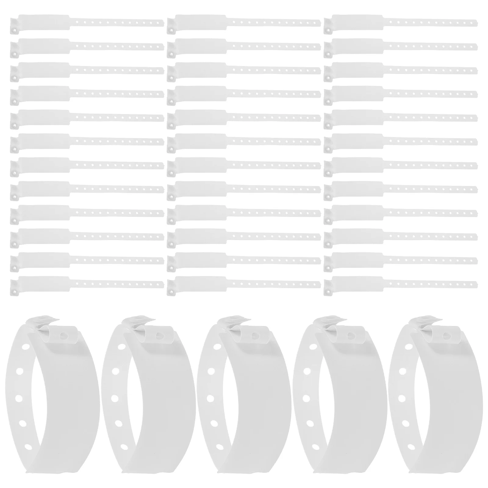

100Pcs Waterproof Wristband Medical Wristbands for Patient Identification Bands Hospital Information Tracking