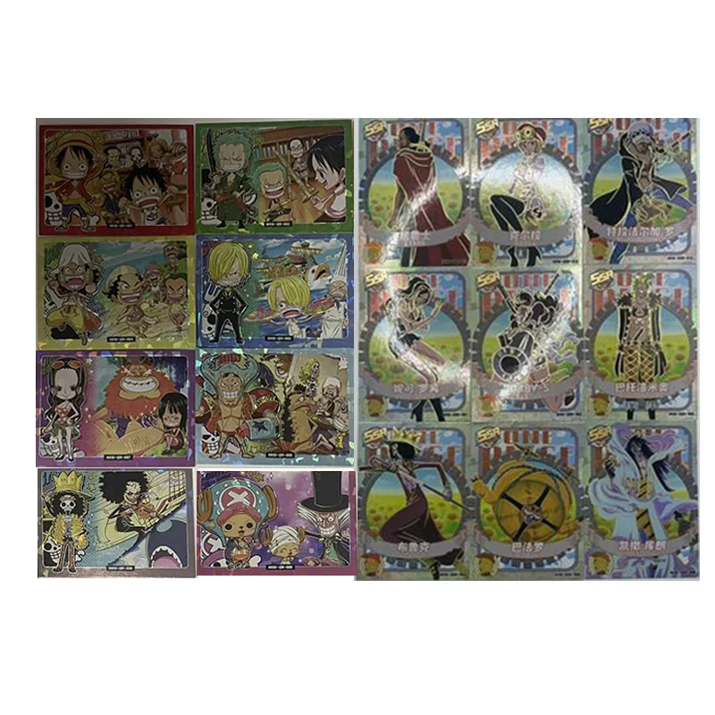 

Anime One Piece Nico-Robin Monkey D. Luffy Qr Ssr Card Game Collection Rare Cards Children's Toys Boys Surprise Birthday Gifts