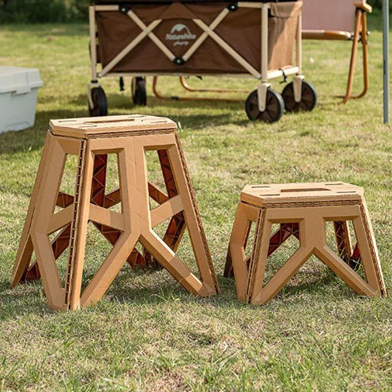 

Outdoor Portable Folding Stool High Load-bearing Handle Design Durable Mini Chair Fishing Stool Square Stool Camping Stool