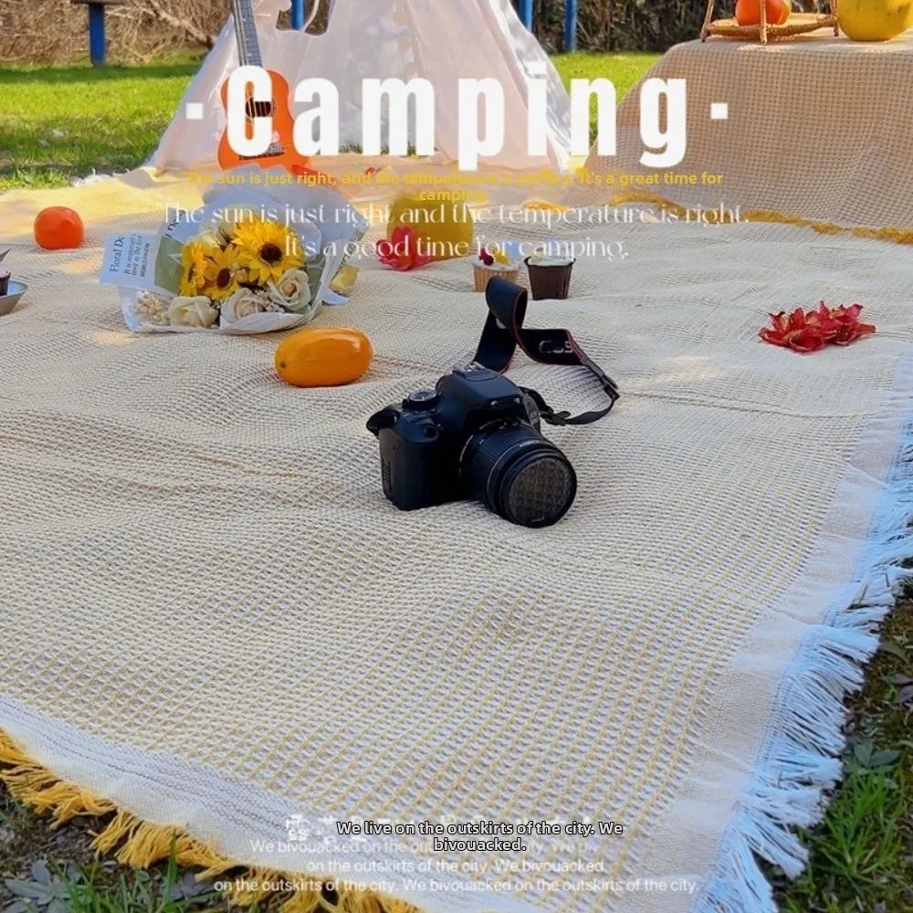 جديد 90*90 سنتيمتر/90*150 سنتيمتر/90*180 سنتيمتر الفرنسية سجادة للرحلات مع حزام تخزين الأبيض مقاوم للرطوبة حصيرة الشاطئ حصيرة خيمة