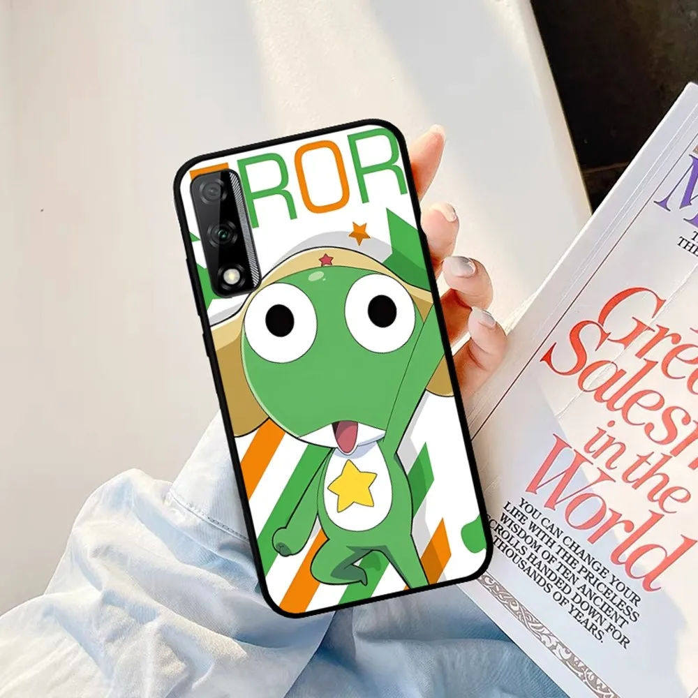 Funny Cartoon Keroro Gunsou Frog Phone Case For Huawei Y9 6 7 5 Prime Enjoy 7s 7 8 plus 7a 9e 9plus 8E Lite Psmart Shell