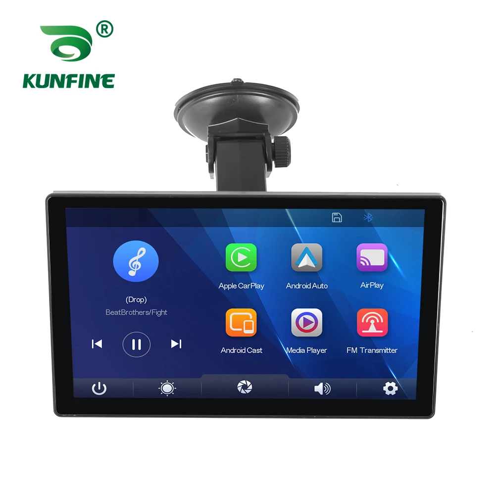 9inch Touch Screen Wireless CarPlay Pad Android Auto Tablet Linux System LCD AUX FM transmit Bluetooth 5.0 WFI Multimedai player