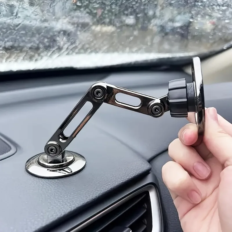 Suporte universal para telefone para carro, suporte de parede magnético com design giratório, material de pc à prova d'água compatível com todos os sm