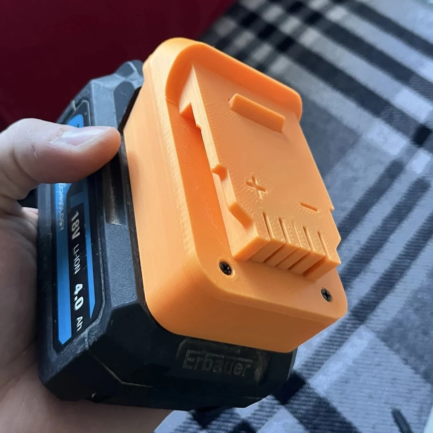 

Battery Adapter/Converter For DeWalt 18/20V Li-ion Tools To Erbauer EXT 18V Li-ion Battery Adapter/Converter EBX1820，EBX1825