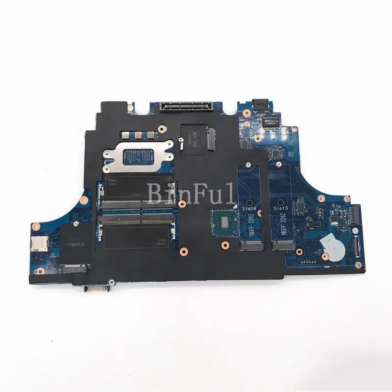 CN-0FVFX8 0FVFX8 FVFX8 Mainboard For Dell Precision 7710 Laptop Motherboard With SR2F0 I5-6300U CPU AAPB0 LA-C551P 100%Tested OK