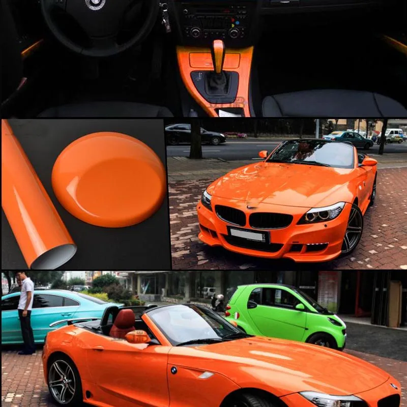 152cm Vinyl-Folienaufkleber Glänzende Karosserie-Folie Aufkleber für Motorrad BMW E46 Tesla Model Y Toyota Auto-Zubehör – Detail 6