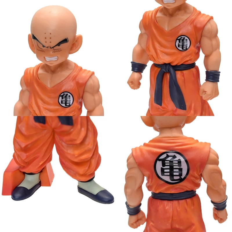 18CM Dragon Ball Z Krillin Anime Figures Super Kuririn PVC Action Figures Desktop Decoration Collection Model Dolls Gifts Kids image 6