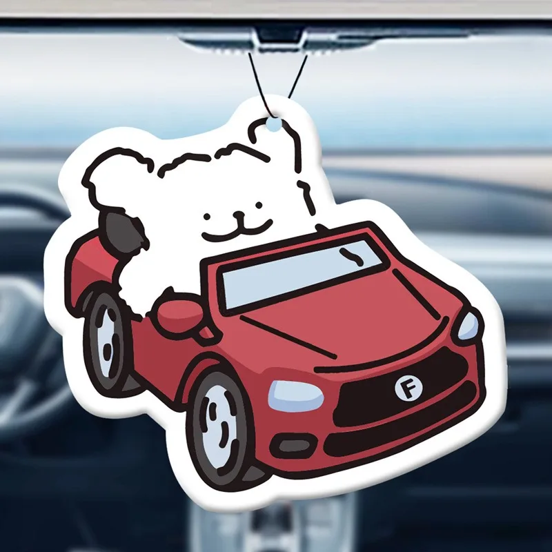 

New Cute Maltese Line Dog Car Fragrance Car Long-lasting Aromatherapy Fragrance Piece Pendant Decoration Car Deodorization Gift