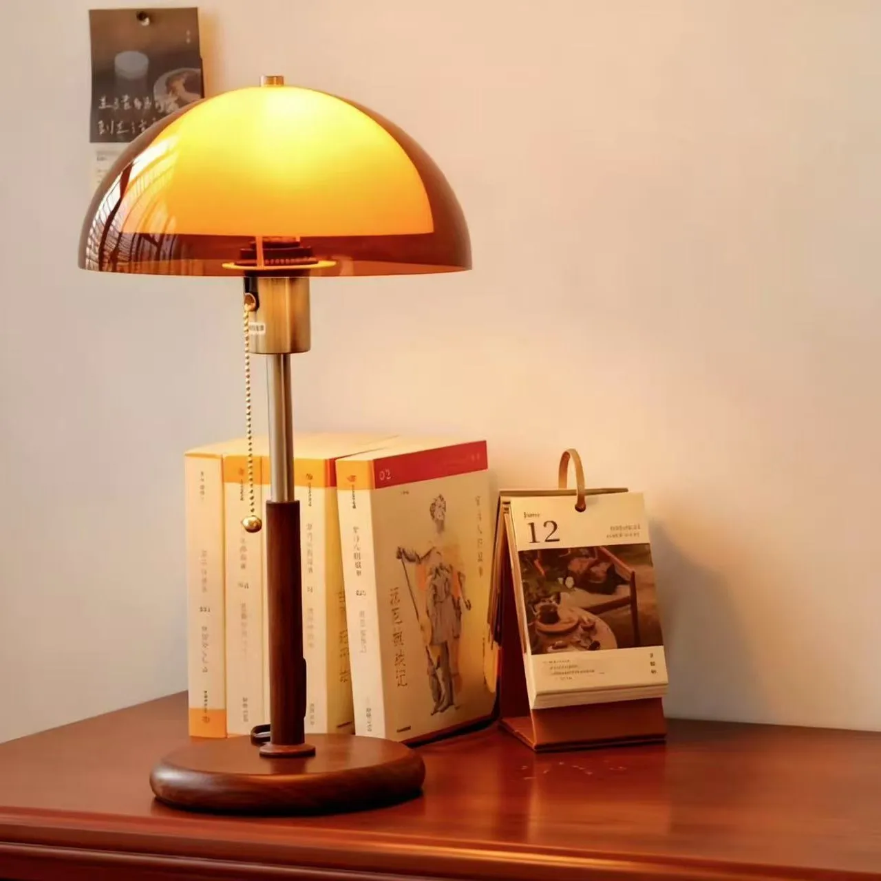 American Retro Style Bedroom Bedside Table Ambient Desk Light Study Desk Lamp Dimmable Table Lamp