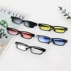 1PC Miniature Doll Glasses Lovely Eyewear Clear Lens Eyeglasses For Blythe Doll Accessories 20CM Plush Doll Glasses Accessory