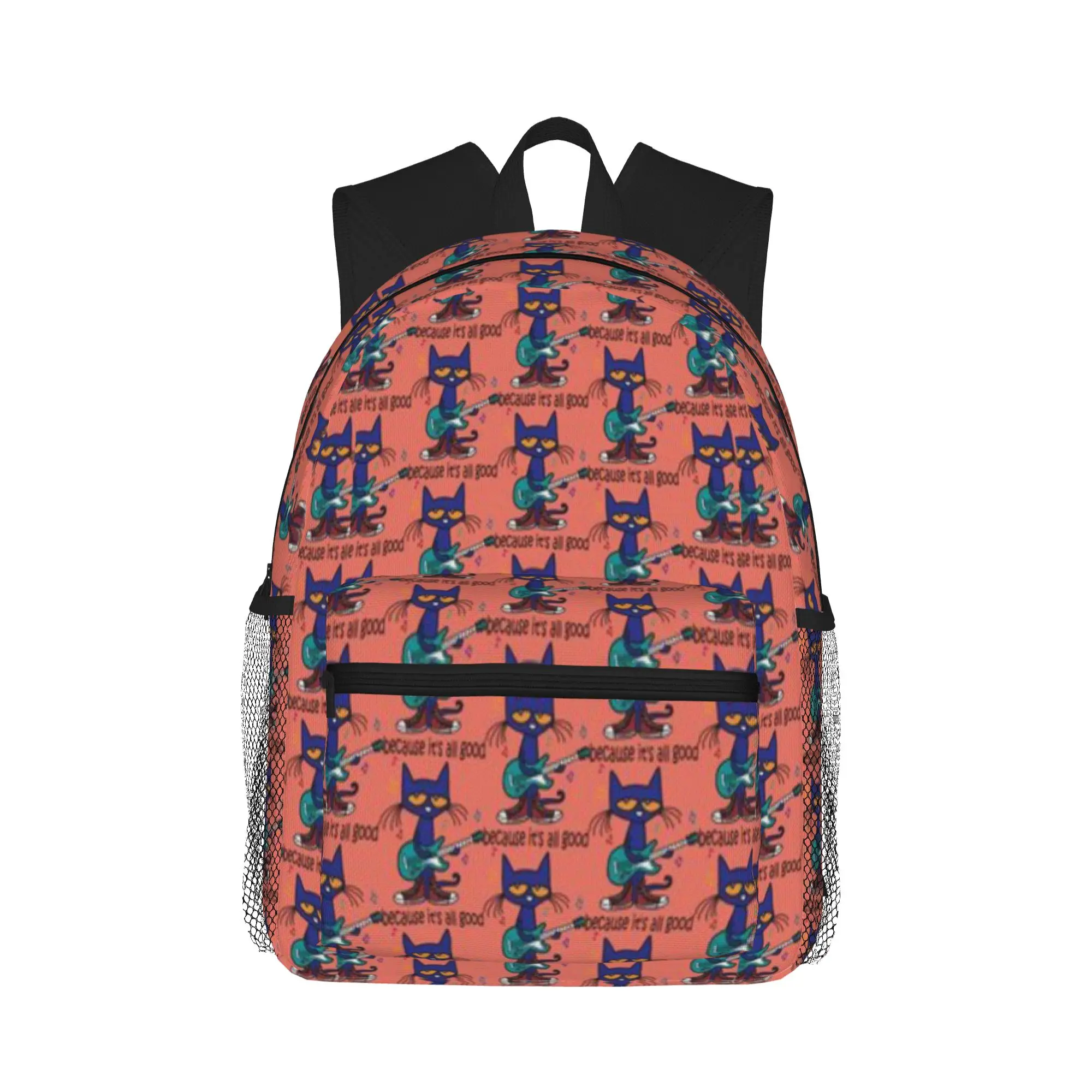 Pete the cat singing  Casual Backpack for Students and Adults Backpacks