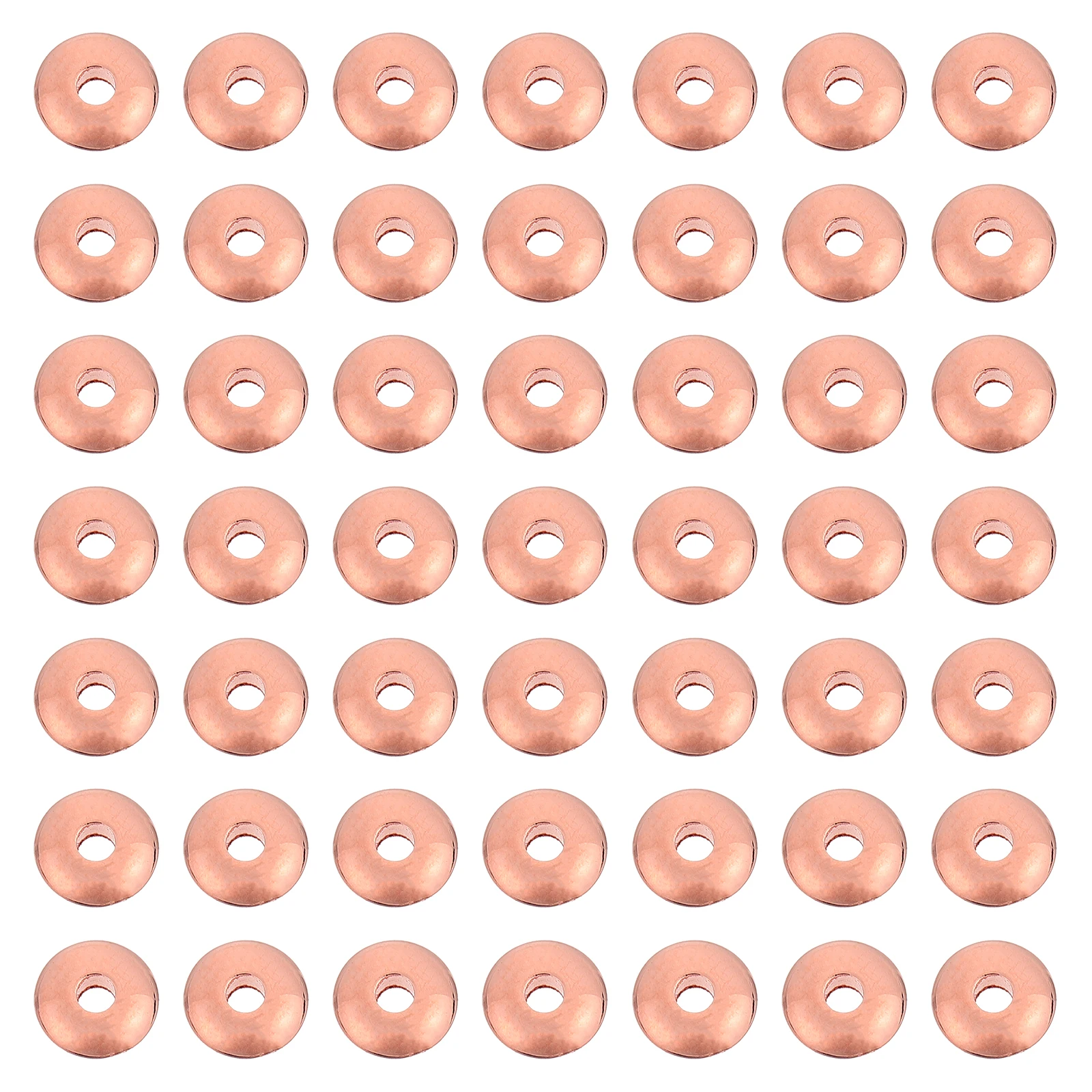 

1000Pcs Circular Beads with Holes Great for DIY Projects Necklace Bracelet Lighting Decoration Sweater Chain Spacer Beads