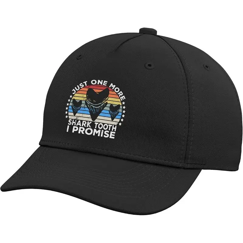 Megalodon Fossil Teeth Just One More Shark Tooth Geologist Adjustable Baseball Hat