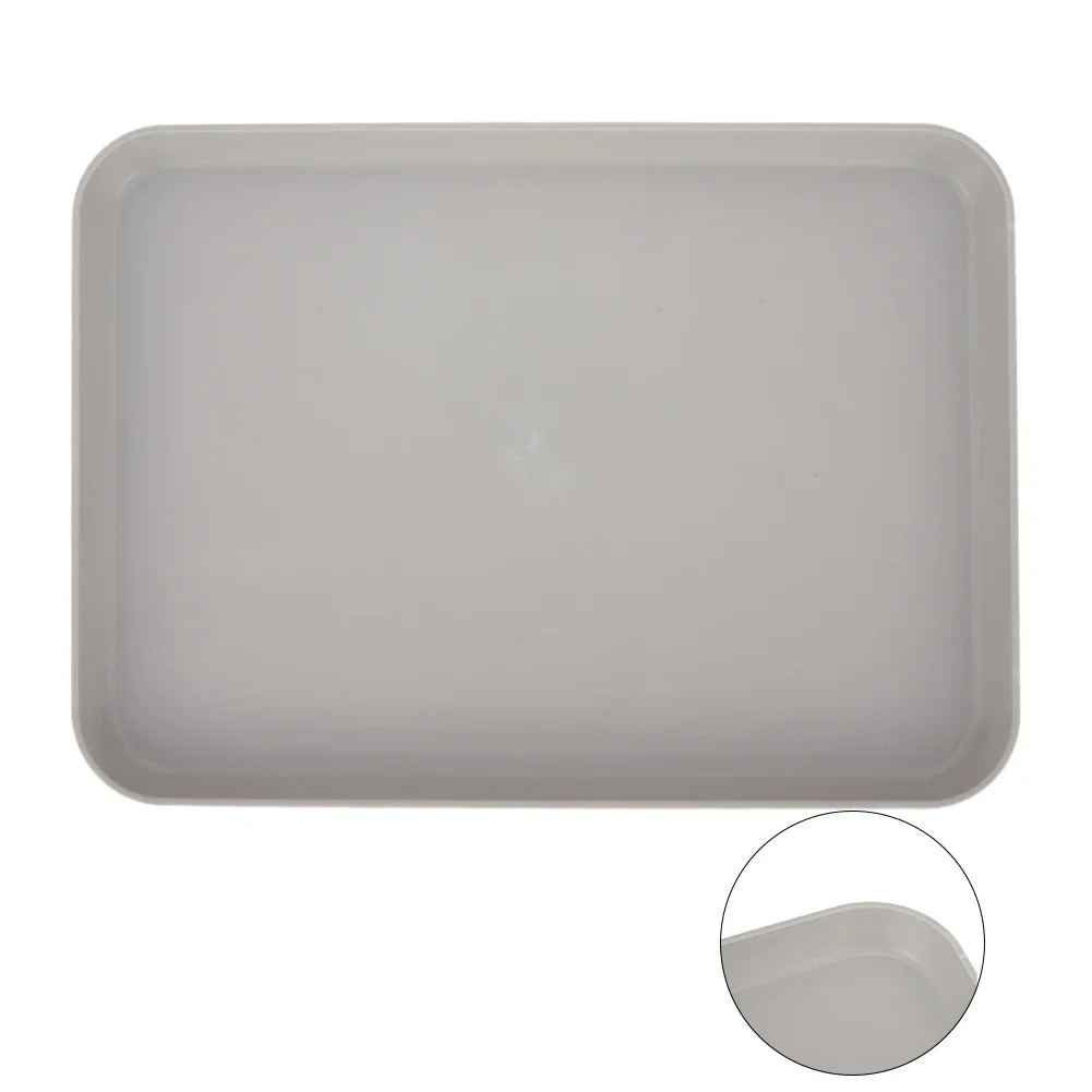 Heat-Resistant Tray Anti Slip Serving Tray Home Restaurant Easy To Clean Heat-resistant Heightened Edge Design