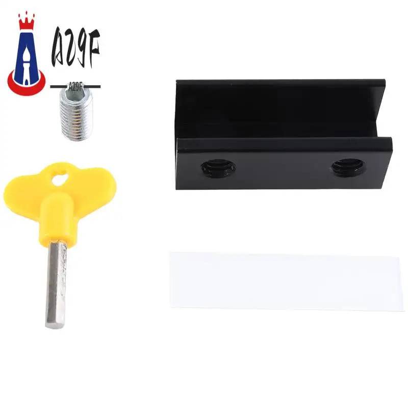 

A29F-Sliding Door Security Lock Window Limit Lock Sliding Barn Door Lock Aluminum Alloy