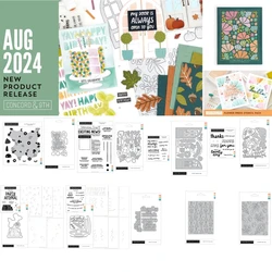 Timbres Clairs pour Gâteau d'Anniversaire, Pièces Plus Lentes, Matrices de Découpe en Métal, Puzzle, Bricolage, Décoration, Scrapbooking, Carte en Papier, Album Artisanal, Nouveauté 2024