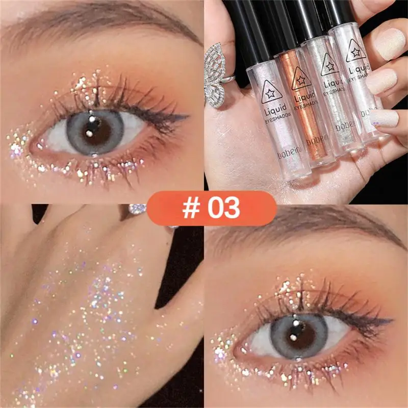 1/2/3 Stuks Glanzende Vloeibare Oogschaduw Waterdichte Pailletten Vloeibare Glitter Markeerstift Oogschaduw Make-Up Cosmetica