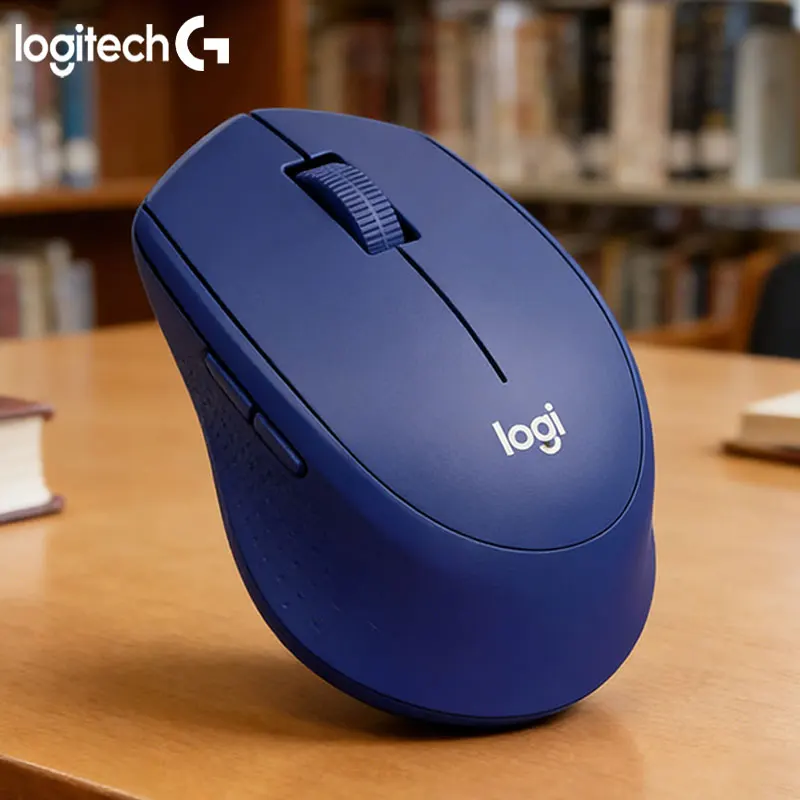 

Беспроводная бесшумная мышь Logitech M330/M280 с эргономичной вертикальной подставкой для запястья, энергосберегающая и долговечная, для настольных ПК и ноутбуков