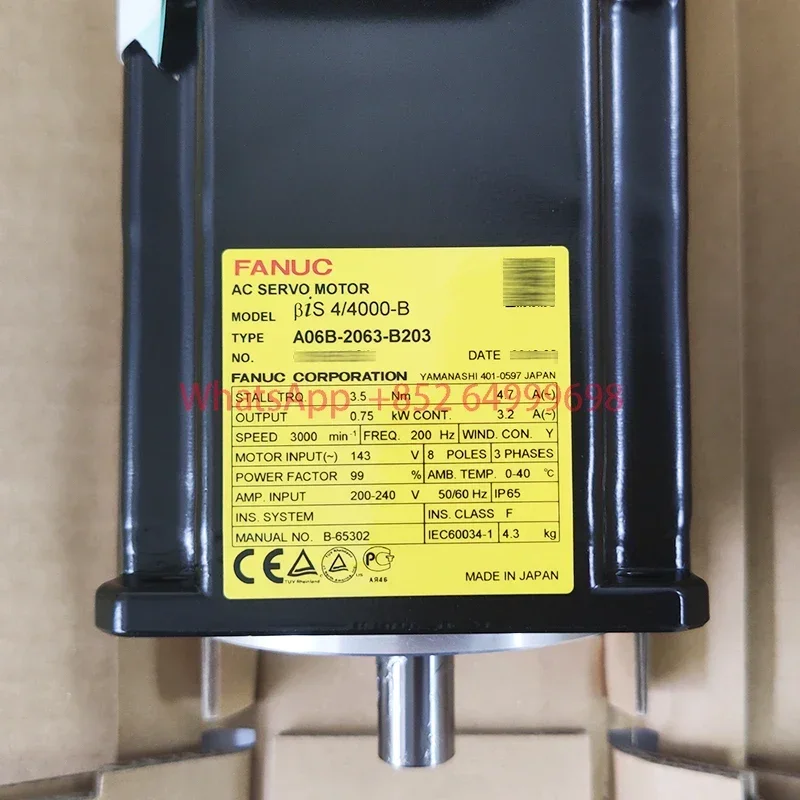 

A06B-0063-B203 Brand new Spindle motor A06B 0063 B203