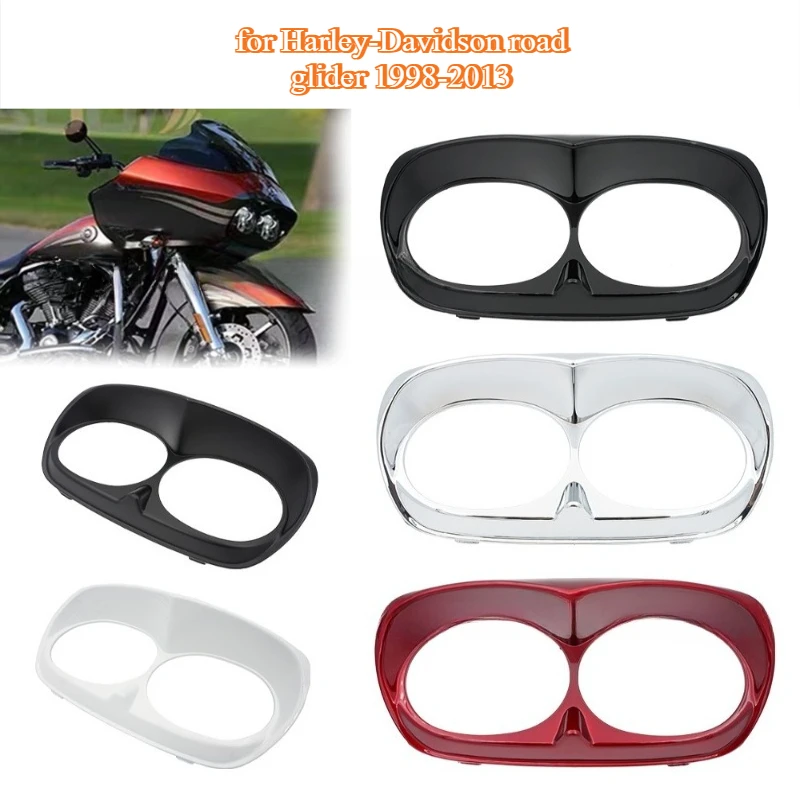 

Модифицированные двойные фары для Harley-Davidson Road Glide 1998-2013, включая кожух, декоративную накладку на фары в форме клюва.