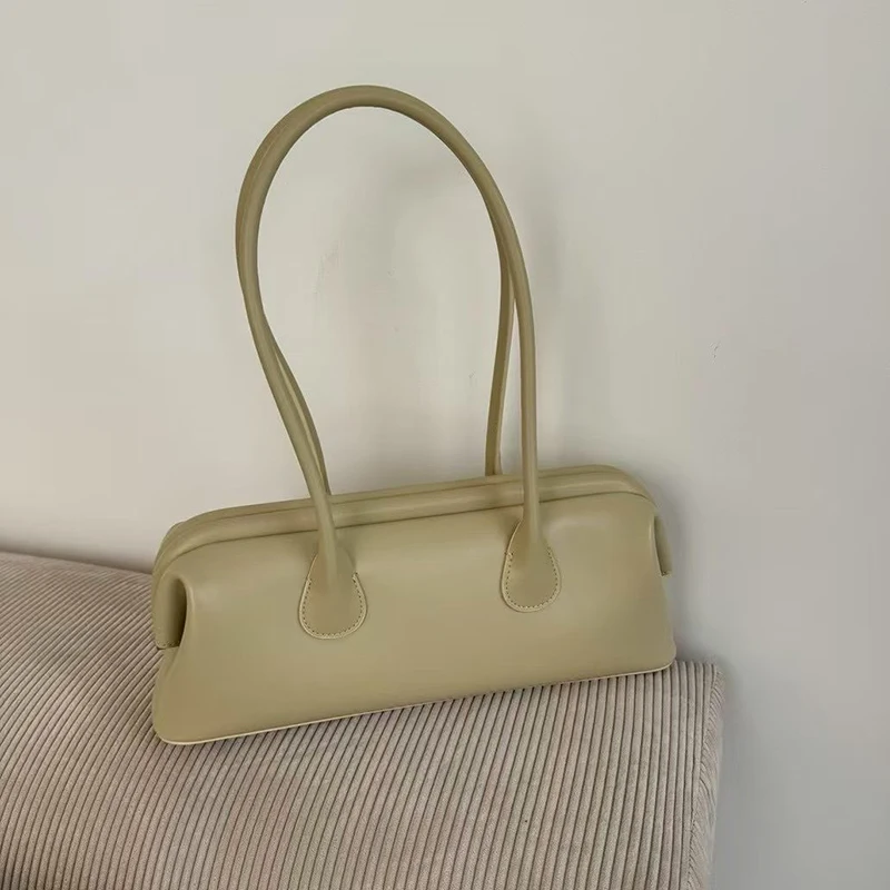 

Mendy Bagutte Bag Fashion Retro Genuine Leather Women Handbag Simple Real Leather Lady Underarm Shoulder Bag Designer Luxury New