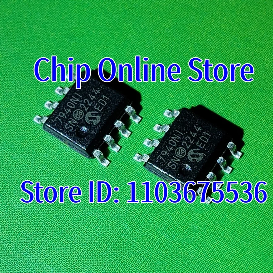 5~100pcs  MCP7940N-I/SN  MCP7940NT-I/SN  MCP7940N  SOIC8  Alarm RTC IC  New Original