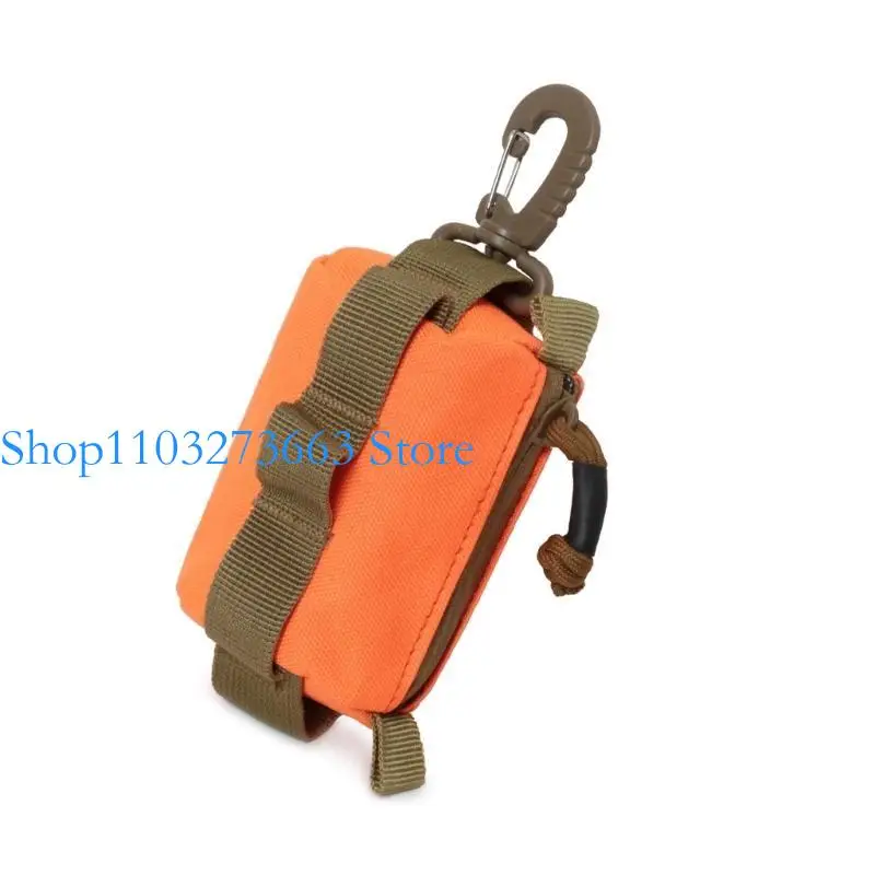 

R6FE Tactically Pouches Belt Bag Utility Bag Coin Purse Small Tool Bag Multifunctional Storage Bag Keychain Zippers Case