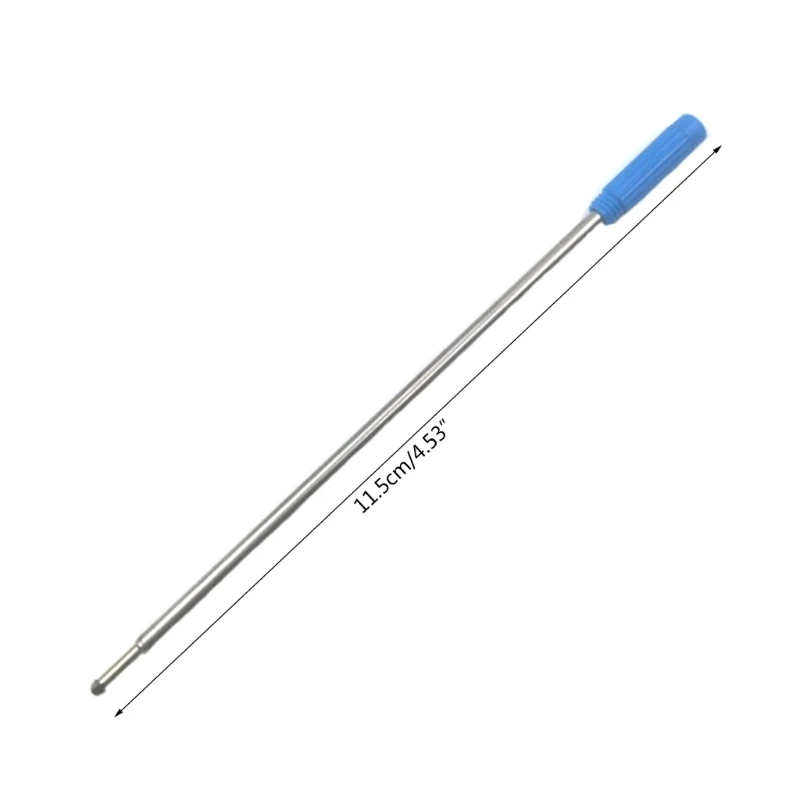 Nạp mực (10 cái) Nạp mực cho bút bi có thể thay thế, nạp lại bút đầu trung bình 1mm Đen/Xanh