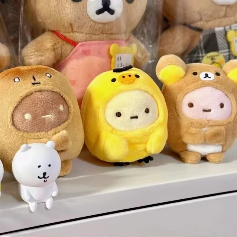 kawaii 8 سنتيمتر Rilakkuma فستان Sumikko Gurashi دمية محشوة تيماري لطيف سان Sumikko Gurashi Mini Plushies الشكل هدية مزخرفة #4