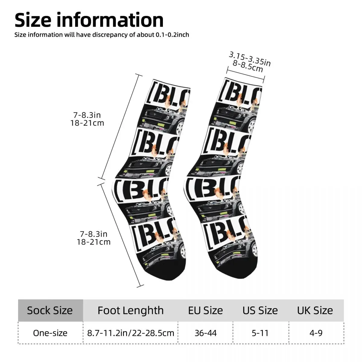 Calcetines de compresión Retro para hombre, calcetín Unisex con estampado de patrón Harajuku, Ken Block 43, novedad