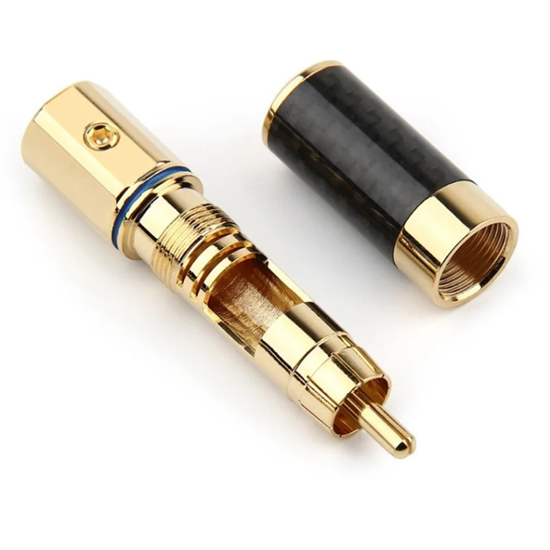 VEHO-4 مجموعة 10 مللي متر ألياف الكربون مطلية بالذهب لوتس التوصيل المتكلم محطة الصوت الطاقة مضخم الصوت #2