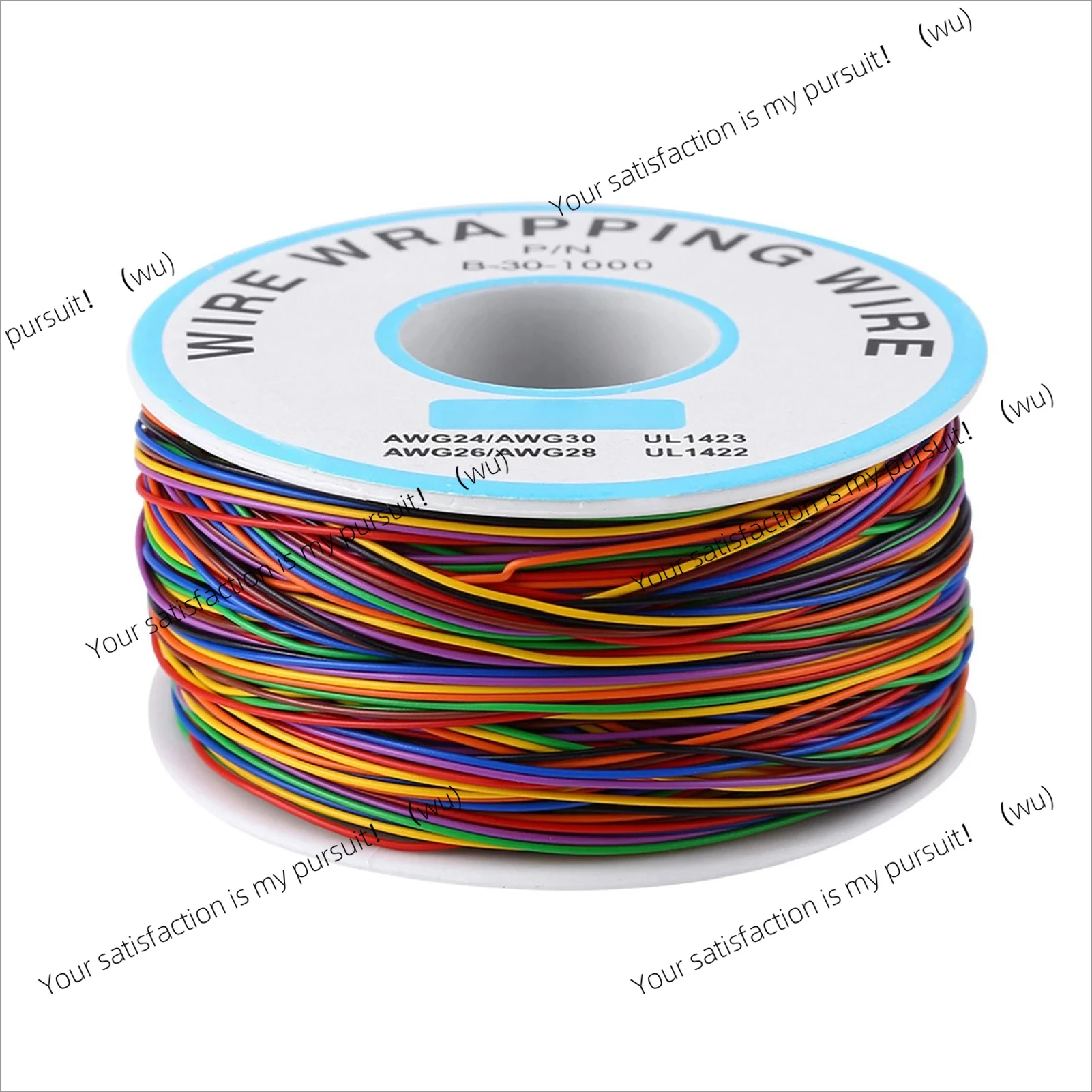 Color P/N B 30-1000 250M 8-core color insulated wrapped tinned copper test cable, suitable for PCB soldering cables