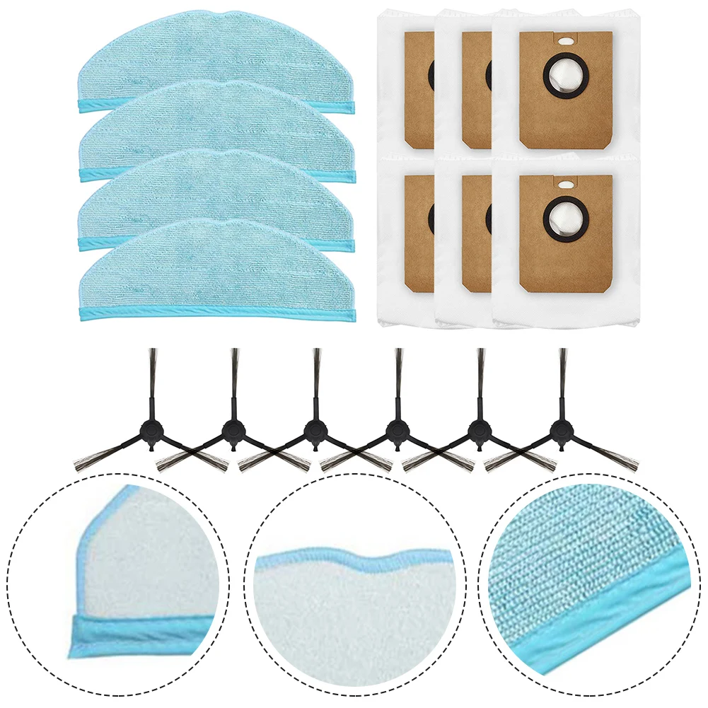 Mop Cloth Dust Bag Side Brush Kit For Homerun 7000 XU7100 Robot Vacuum Cleaner Replacement Parts Accessories