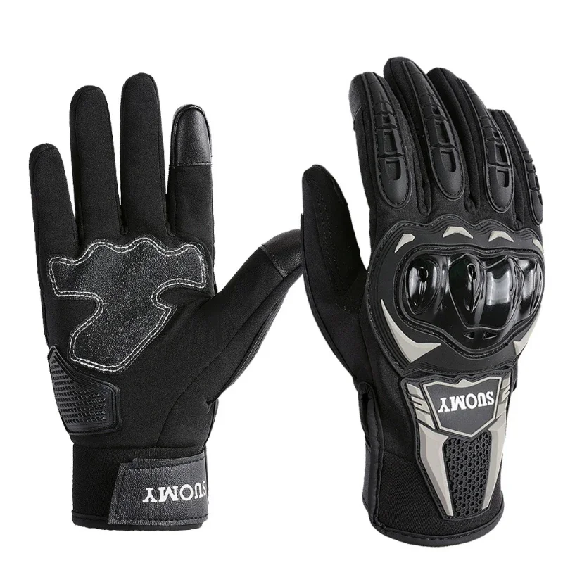 SUOMY Thin Winter Waterproof Guantes Moto Motorcycle Gloves Men Women Autumn Motocross Biker Gloves Touch Screen Cycling Luvas