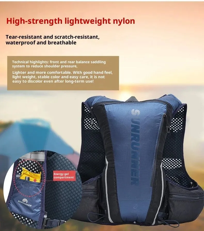 

Outdoor Trail Running Backpack Ultralight Women Men Running Race Marathon Bicycle Bag for Marathon Cycling Hiking