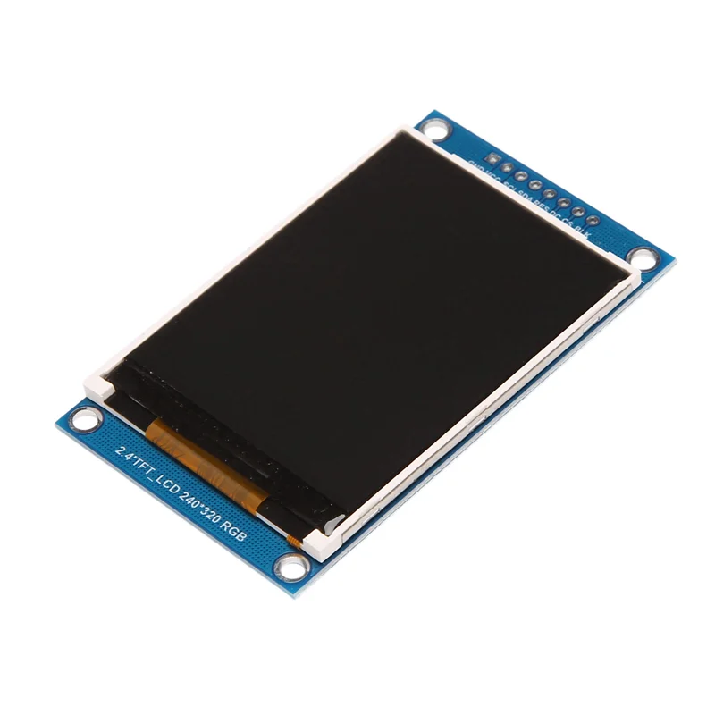 Fufu 2x 2.4 Polegada 240x320 lcd spi tft módulo de exibição driver ic ili9341 para arduino