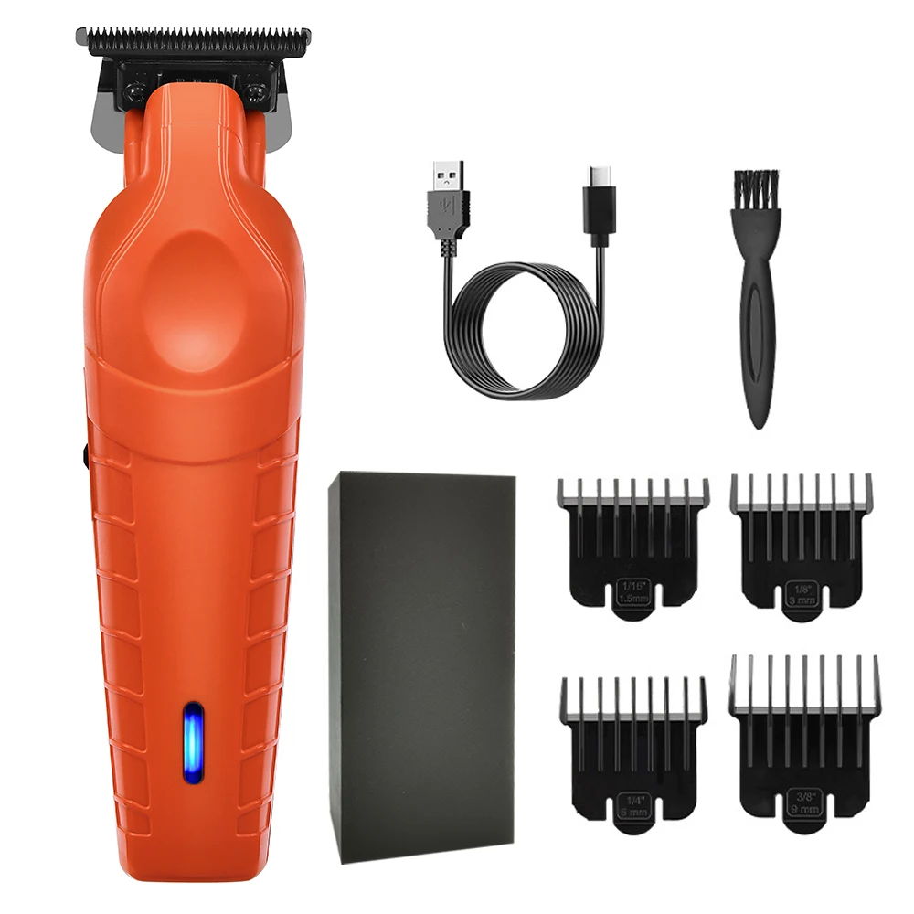 مقص شعر كهربائي لاسلكي للرجال ، شحن سريع يو إس بي ، جهاز تشذيب بالشفرات 0 ، ماكينة تقطيع لأسلوب فائق النعومة