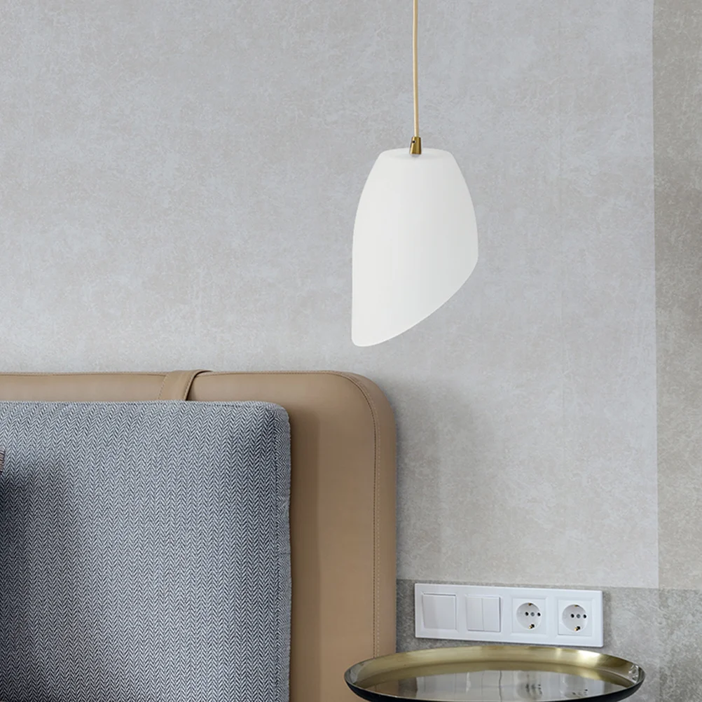 

4pcs Plastic Lampshade 4.2cm Center Hole Modern Simple Design Warm Light Cover Easy Install Dustproof for Bedroom