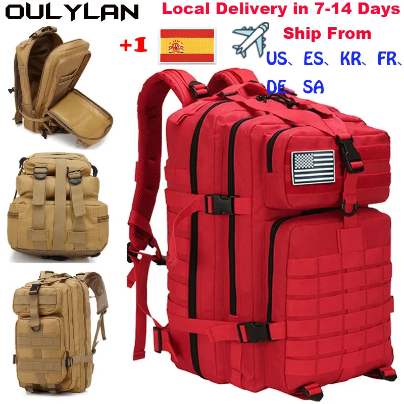 

Oulylan тактические сумки для кемпинга 30L/50L 900D, нейлоновый тактический рюкзак, водонепроницаемая сумка для треккинга и охоты, рюкзаки для активного отдыха