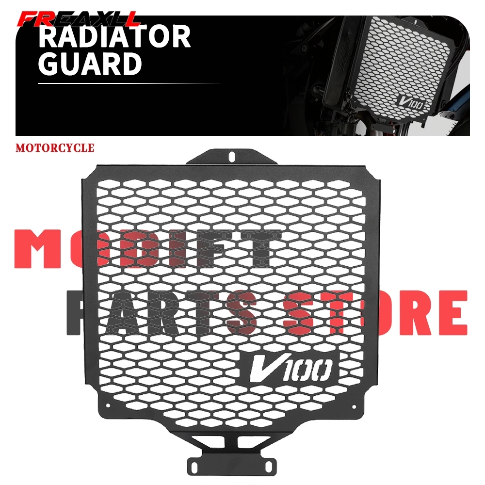 2026 For Moto Guzzi V100 Mandello V100S 2022-2026 2025 2024 Motorcycle Radiator Guard Cooler Cover Grille Protection Parts 2023