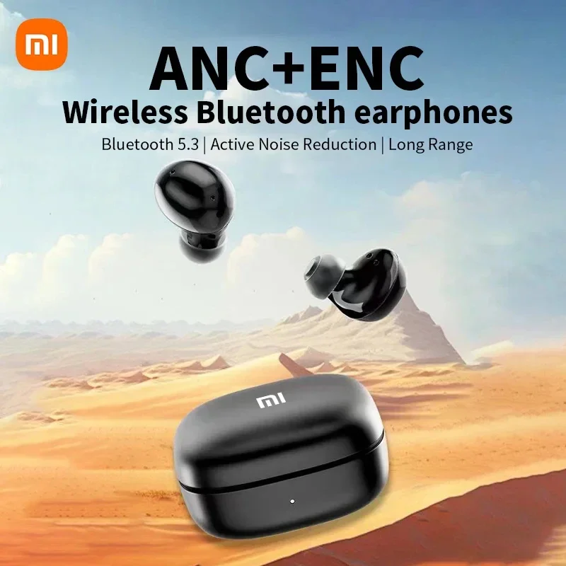 

XIAOMI T73 ANC Wireless Bluetooth 5.3 Earphones Noise Cancelling In-Ear Sports Running Headphone With Microphone For Android iOS